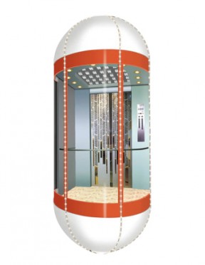 Sightseeing elevator cabin