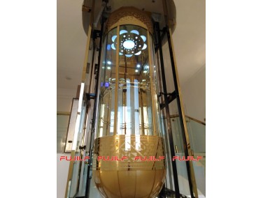 Fujilf golden round panoramic elevator