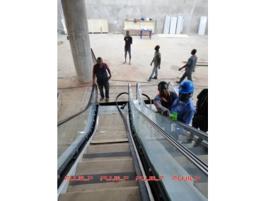 Fujilf Nigeria escalator installation