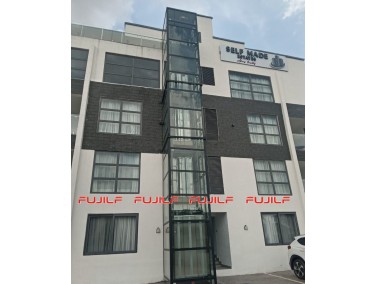 Ghana Sightseeing Panoramic Elevator with Aluminum Glass Shaft