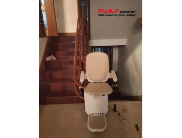 Myanmar curved chair lift installation
